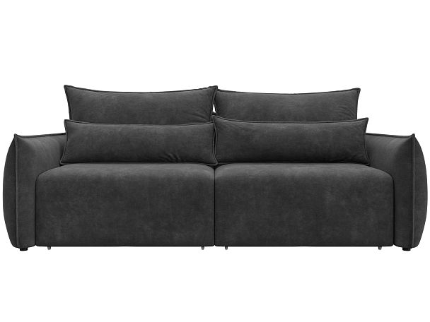 Диван прямой Лига-051 НПБ Велюр серый - Вид 2