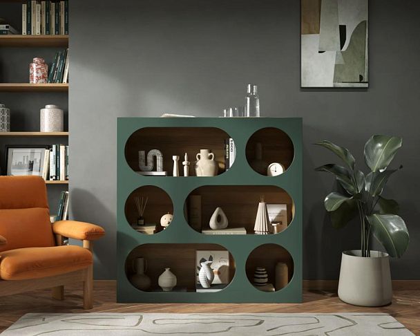 Стеллаж на 6 ячеек ROSA арт. R20 - Вид 2