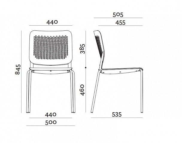 Стул Malika 186/A green, стопируемый - Вид 2