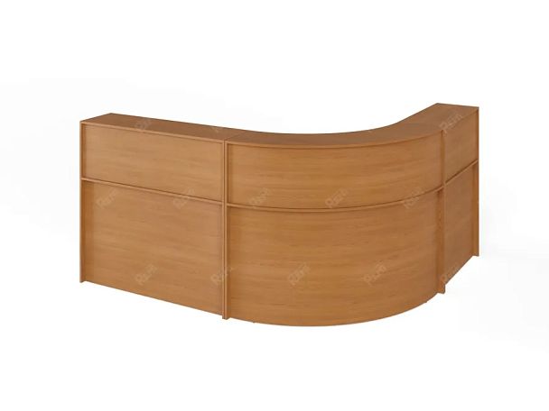ЛАЙТ / LIGHT RLG070 Угловой ресепшн 220x180x115 Вишня - Вид 1