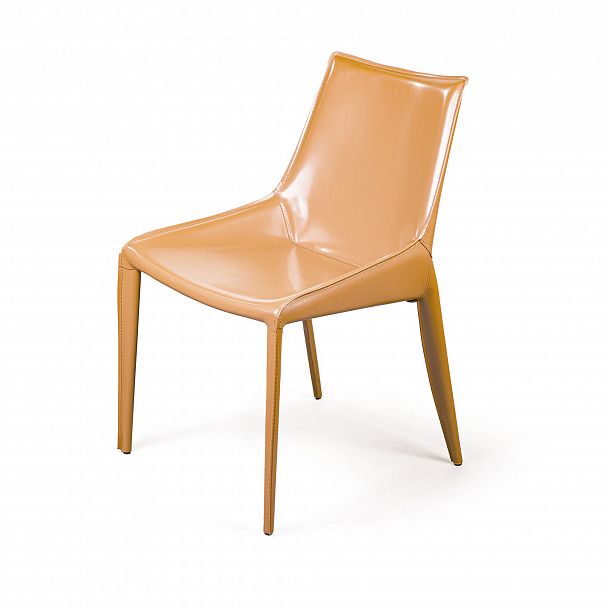 Стул David, кожа camel - Вид 7