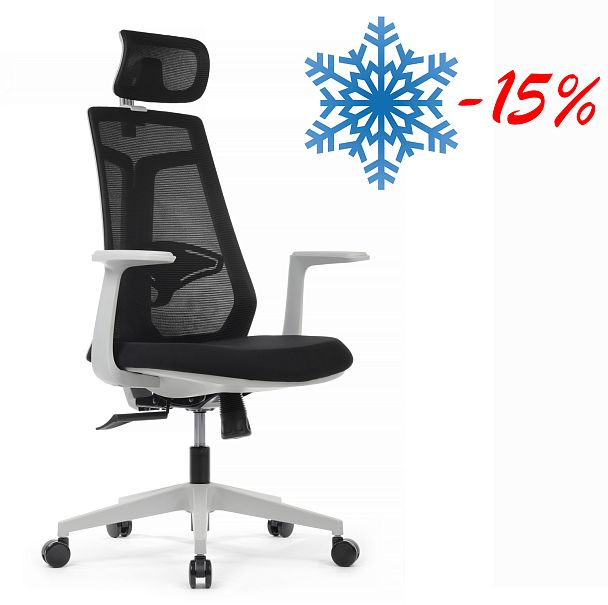 Кресло Gem 6230A-HS Чёрное - Вид 3