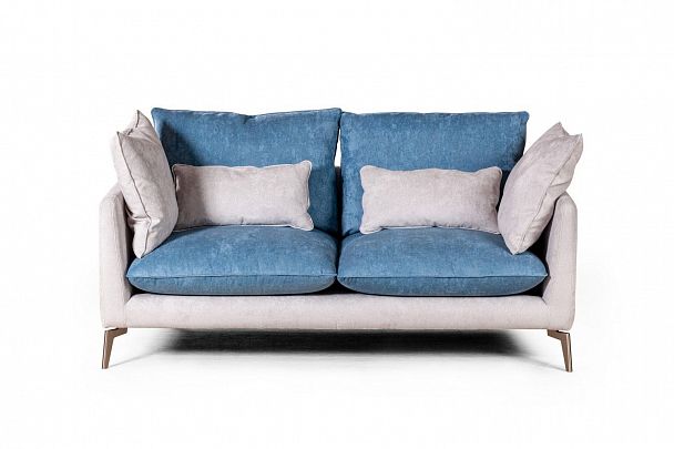 Brussel диван двухместный прямой, замша Breeze - Вид 2