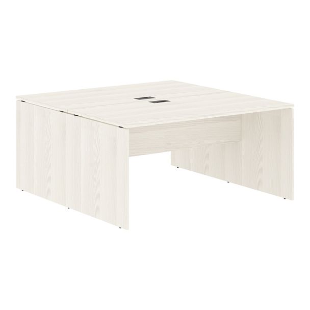 Стол двойной ED2ST 1580 Ясень Траун/Мокко 1560х1606х750 EDIS - Вид 1