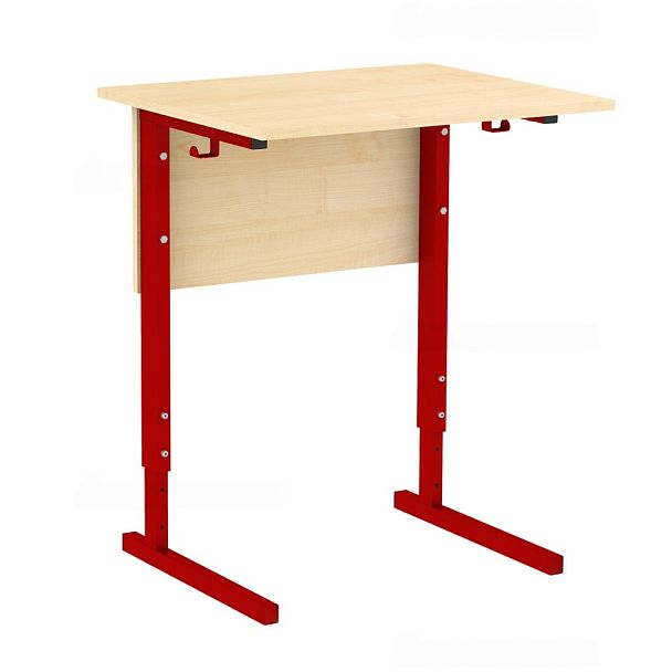 Стол ученический 111РВ, регулируемый, 1-местный на прямоугольной трубе (м/к Красный, Синий, Зеленый), гр.2-4 - Вид 6