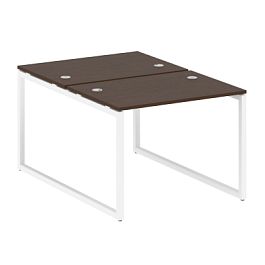 Metal System Quattro Р. ст. на О-образном м/к 40БО.РАС-СП-2.1 Венге/Белый металл 1000*1475*750 - Фото предпросмотра