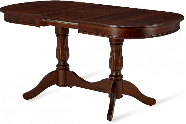 Стол деревянный раздвижной Кайнс 120(160)х80х76 Античный орех - Вид 5