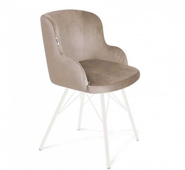 Стул Sheffilton SHT-ST39/S37 латте/белый муар - Вид 2