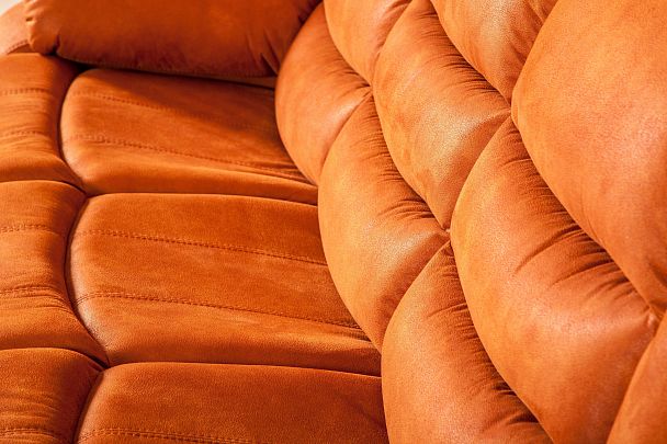 Ridberg диван-кровать прямой замша рыжий - Вид 7