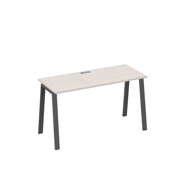 Стол письменный на металлокаркасе TRE A4 А4 Б3 004 БП дуб / металлокаркас антрацит - Вид 1