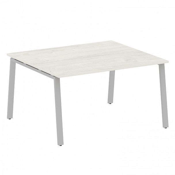 Стол для переговоров "Metal System" БА.ПРГ-1.3 дуб наварра/серый - Вид 1