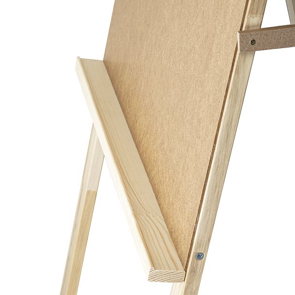 Мольберт напольный "Хлопушка", планшет 60x58 см, в собранном виде 58x120x5 см, BRAUBERG ART DEBUT, 192336 - Вид 11