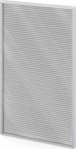 Модуль сплошной "Мобильные офисные перегородки «Логика»" ПК-ЛГ-МДС200х120Ж-В1-50 прозрачный - Вид 1