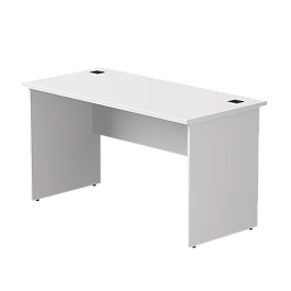 Стол прямой Everprof EVO опоры ЛДСП 1380х670х755 мм Белый - Фото предпросмотра