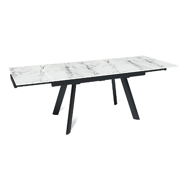 Стол раскладной Stone (140+40+40), керамика глянцевая Ice Jade - Вид 5