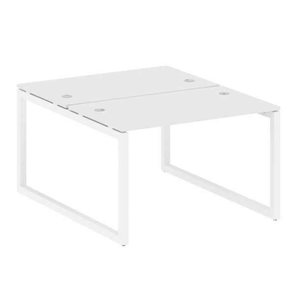 Metal System Quattro Р. ст. на О-образном м/к 50БО.РАС-СП-2.2 Белый/Белый металл 1200*1475*750 - Вид 1