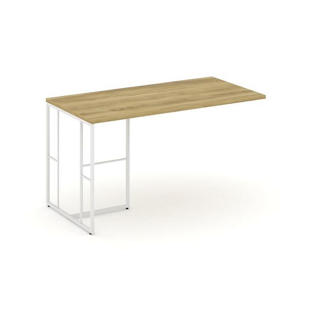 Rift Direct Брифинг-приставка RF.BR-002 Дуб Винченцо/Металл Белый 980*700*750 - Вид 1