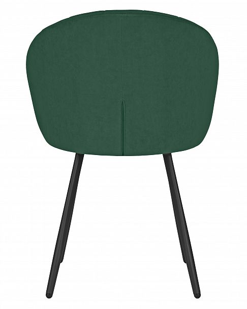 Стул обеденный DOBRIN NAOMI (ЭМАЛЬ ЧЕРНЫЙ МУАР велюр Catania Izumrud) - Вид 5