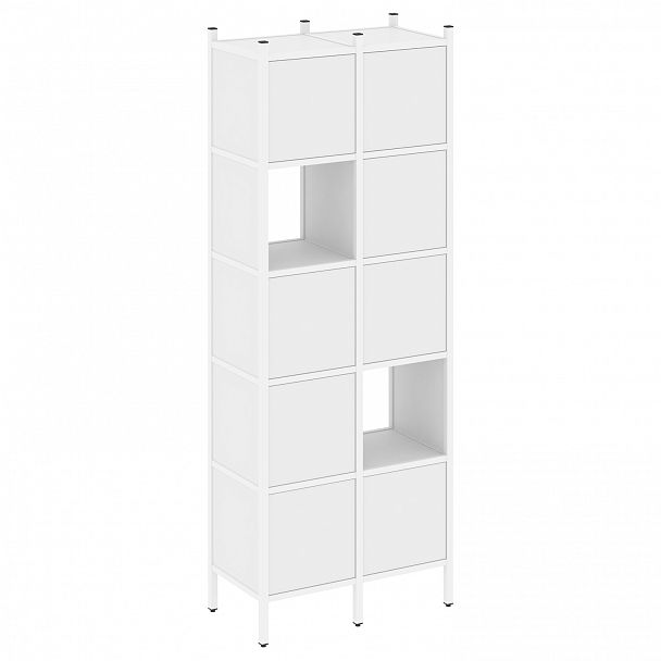 Стеллаж "Loft" VR.L-05 белый бриллиант/белый - Вид 1