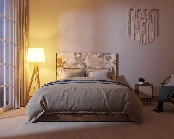 Кровать Berber 160х200 см 27 принт арт BB41/Print_27 - Вид 2