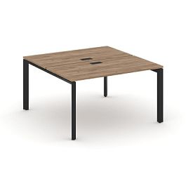 Style Project Next Рабочая станция двухсторонняя SN-59P.DRS-003 Дуб Табак/Металл Черный/Черный Заглушка 1380*1232*750 - Фото предпросмотра