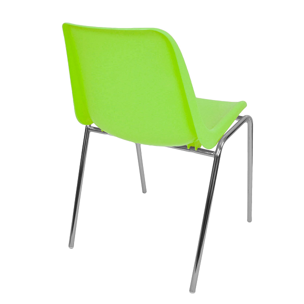 Стул Vicenza (4 ножки) Каркас хром, салатовый, РП+ИК, стопируемый - Вид 2