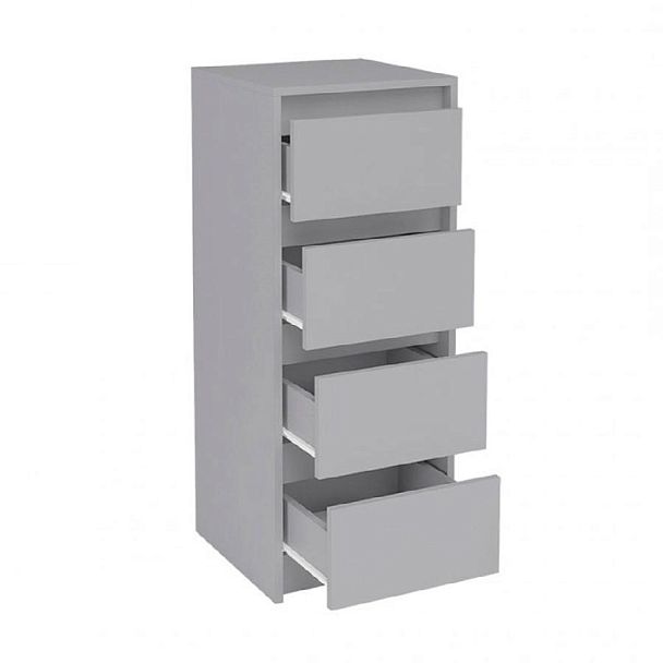 мс Айден КМ06-400 серый ЛДСП/серый ЛДСП (СНЯТО) - Вид 2