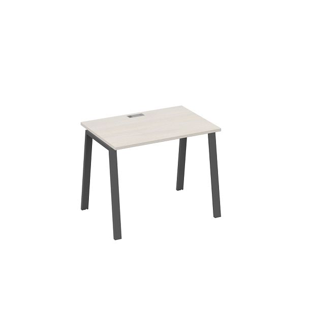 Стол письменный на металлокаркасе TRE A4 А4 Б3 012 БП дуб / металлокаркас антрацит - Вид 1