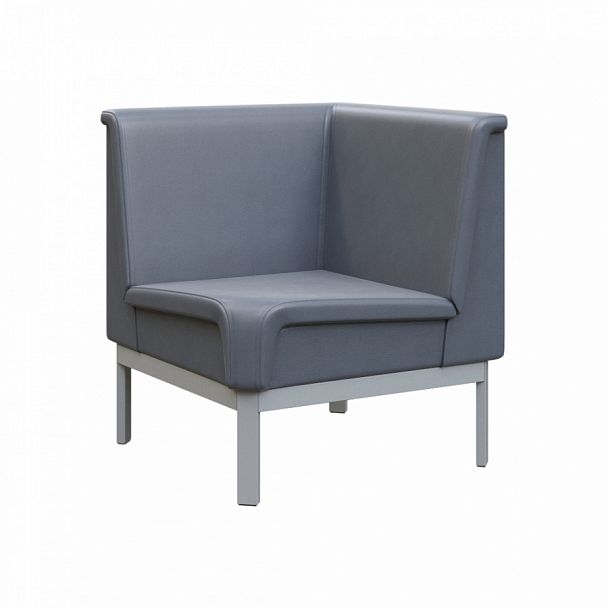 Диван угловой "MODULE" MD.U1 Серый+серый - Вид 1