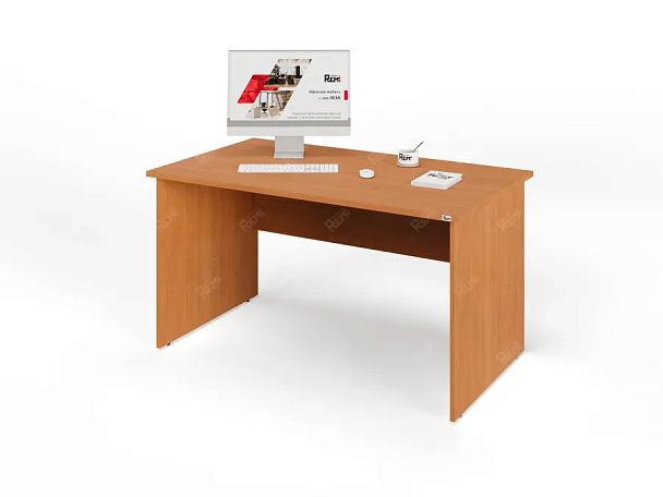 UNITY PС8-14 ВИШНЯ Офисный стол прямоугольный Прямой 1400х800х750 - Вид 2
