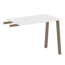 Metal System Приставной элемент на А-образном м/к БА.ПР-3 Белый/Мокко металл 1000*600*750 - Фото предпросмотра