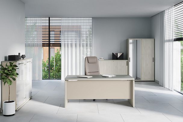 Стол для переговоров New Line 220x120x75 дуб шамони светлый - Вид 15