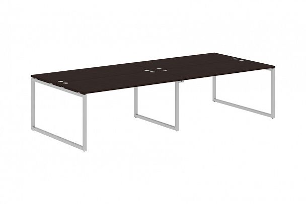 Стол "XTen-Q" XQWST 3214 дуб юкон/алюминий - Вид 1