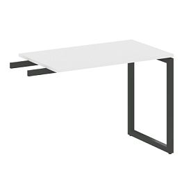 Metal System Quattro Приставной элемент на О-образном м/к 40БО.ПР-3 Белый/Антрацит металл 1000*600*750 - Фото предпросмотра