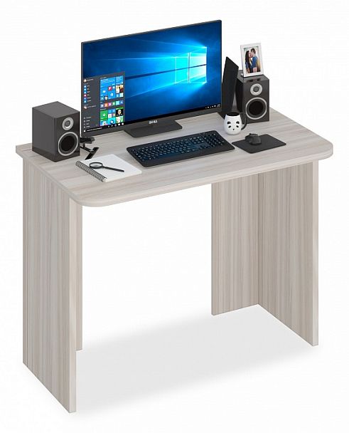 Стол офисный Домино Lite СКЛ-Прям100Р Карамель - Вид 1