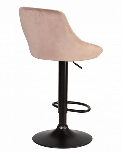 Стул барный DOBRIN LOGAN BLACK (мокко велюр (MJ9-9)) - Вид 7