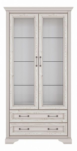 Шкаф-витрина Стилиус B169-REG2W2S - Вид 1