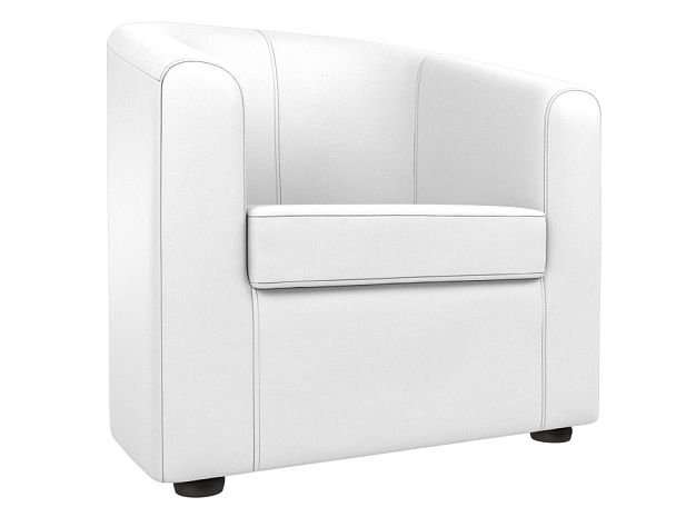 Кресло Норден (полностью экокожа белая) - Вид 1