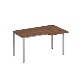 Стол эргономичный правый на металлокаркасе МП2 Формула МП2 К 194 французский орех / серый - Фото предпросмотра