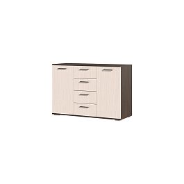 Комод К-2 венге/дуб белфорд - Фото предпросмотра