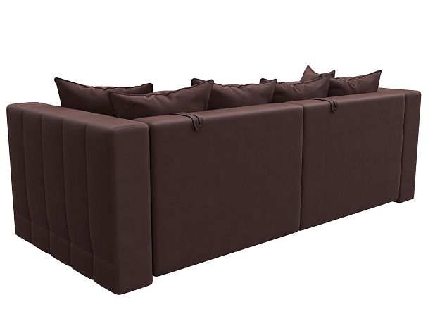 Диван прямой Лига-052 НПБ Замша бордовый - Вид 5