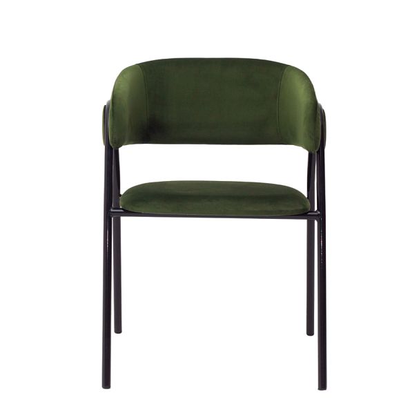 Стул Gabana, велюр Каталана 14, каркас RAL черный глянец - Вид 6