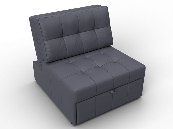 Кресло-кровать Лига-107 (80) Экокожа серый - Вид 6