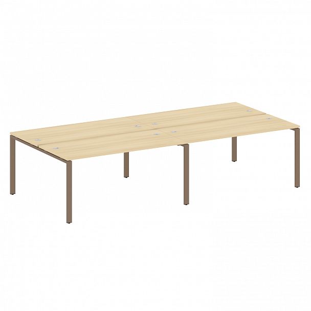 Рабочая станция "Metal System" БП.СМ-4.4 акация/мокко - Вид 1