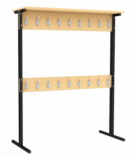 Вешалка напольная двусторонняя на 18 мест - Вид 1