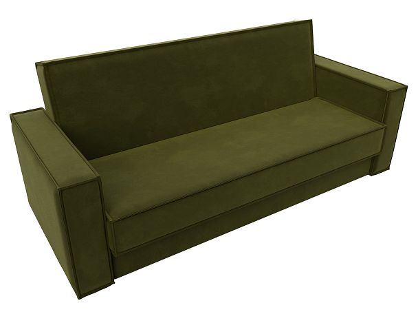 Диван-книжка Куба Микровельвет зеленый - Вид 5