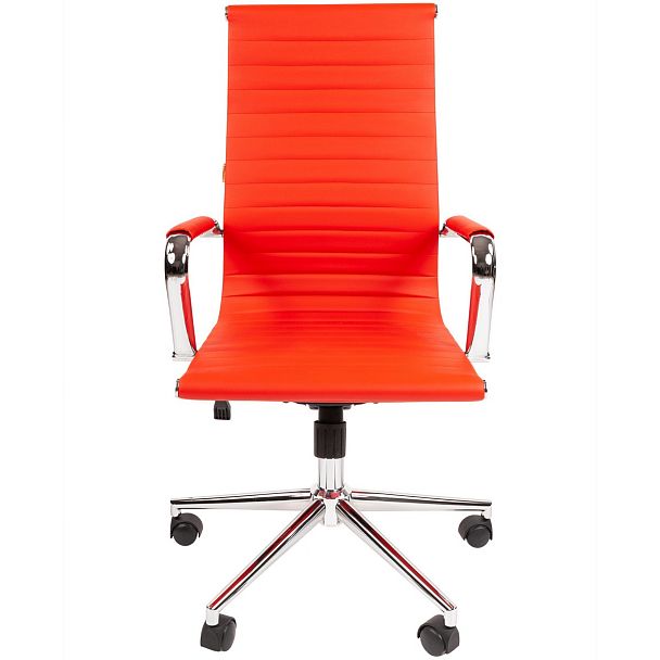 Кресло CHAIRMAN 755, экокожа, красный - Вид 3