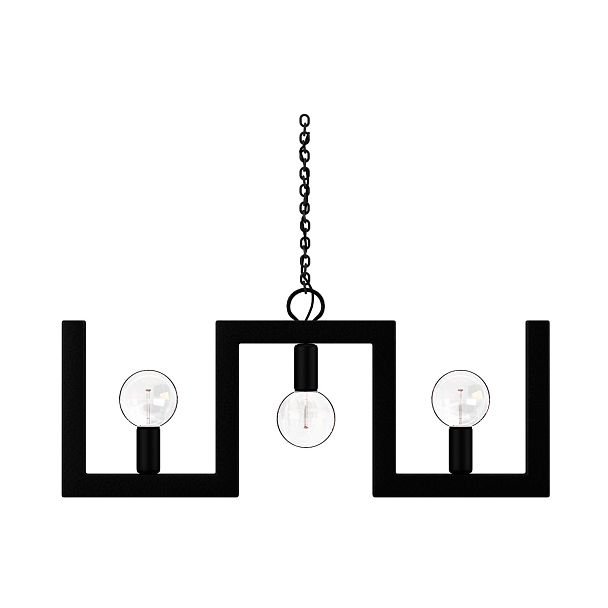 Светильник лофт Зиг-Заг Трио - Вид 3