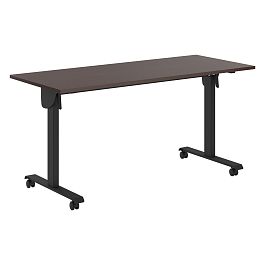 Стол складной CST 1565 Венге Магия/Черный 1550х650х750 IMAGO MOBILE LITE - Фото предпросмотра