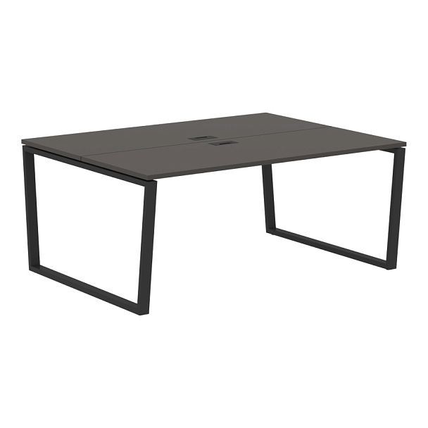 Стол 2-х местный EVWST 1713 Мокко/Черный 1760х1346х750 EDIS - Вид 1